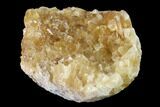 Lustrous, Yellow Calcite Crystal Cluster - Fluorescent! #149296-3